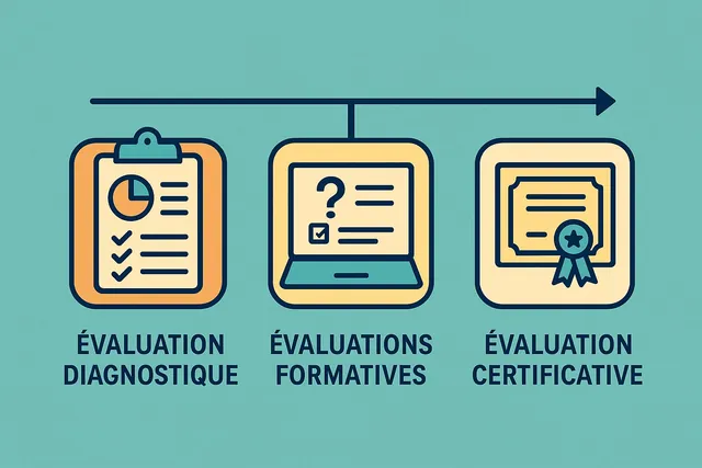 Comment structurer efficacement une formation avec des évaluations ?